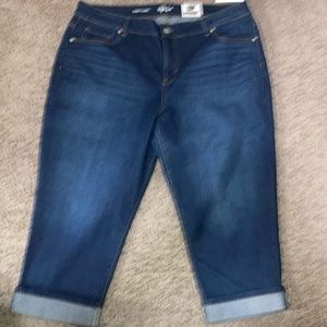 Nwt Style & Co mid rise Capri Curvy Fit 18